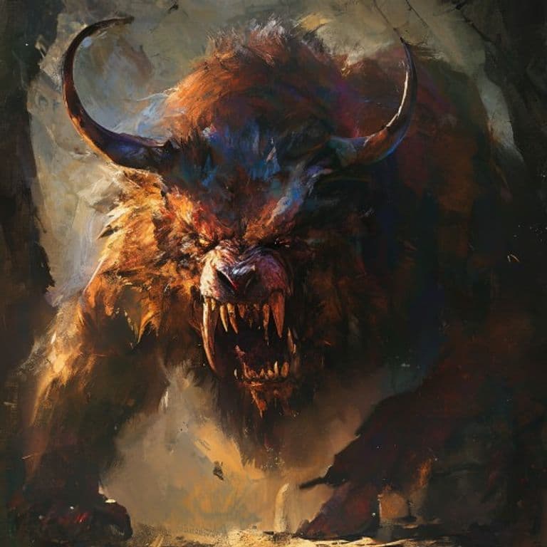 Mbielu — fantasy monster illustration
