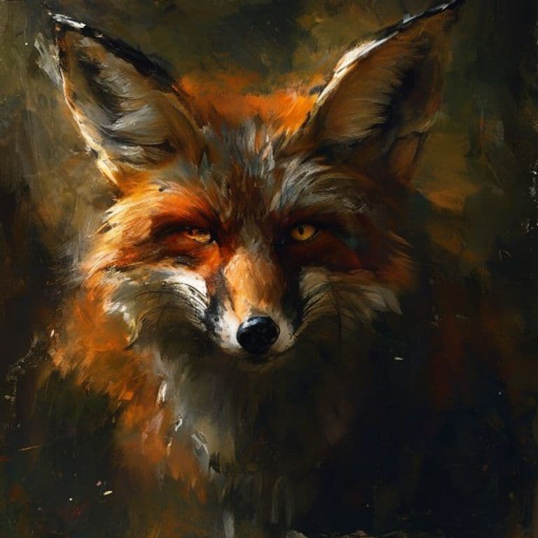 Foxin — fantasy monster illustration