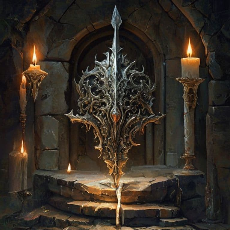 Helm of the Slashing Fin — fantasy item illustration