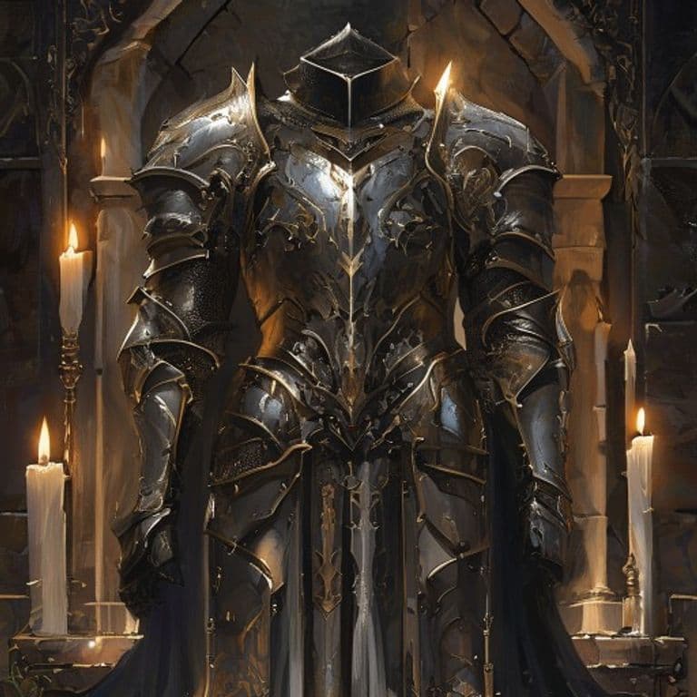 Tailored Suit of Armor — fantasy item illustration