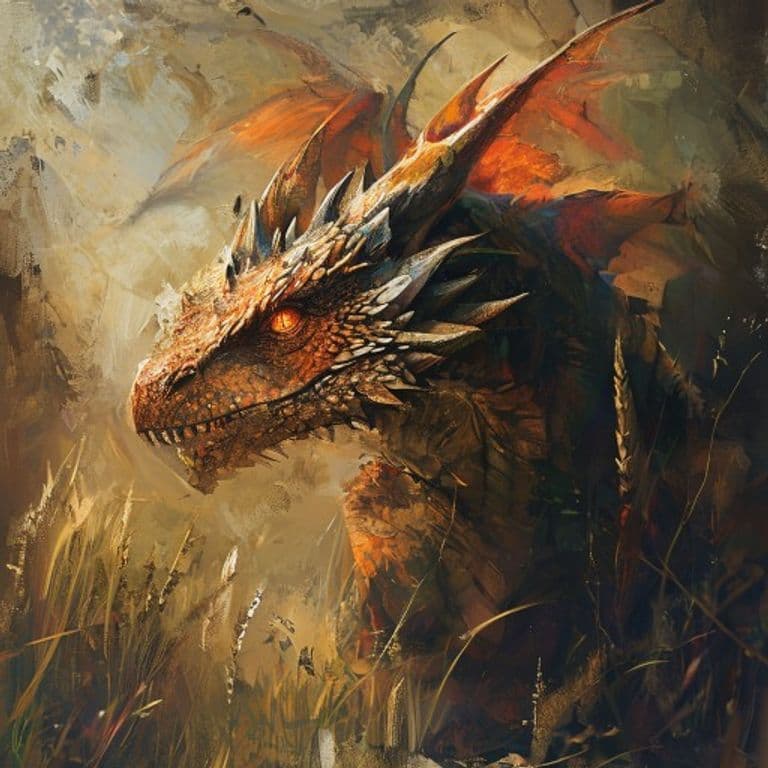 Dragonette, Sedge — fantasy monster illustration