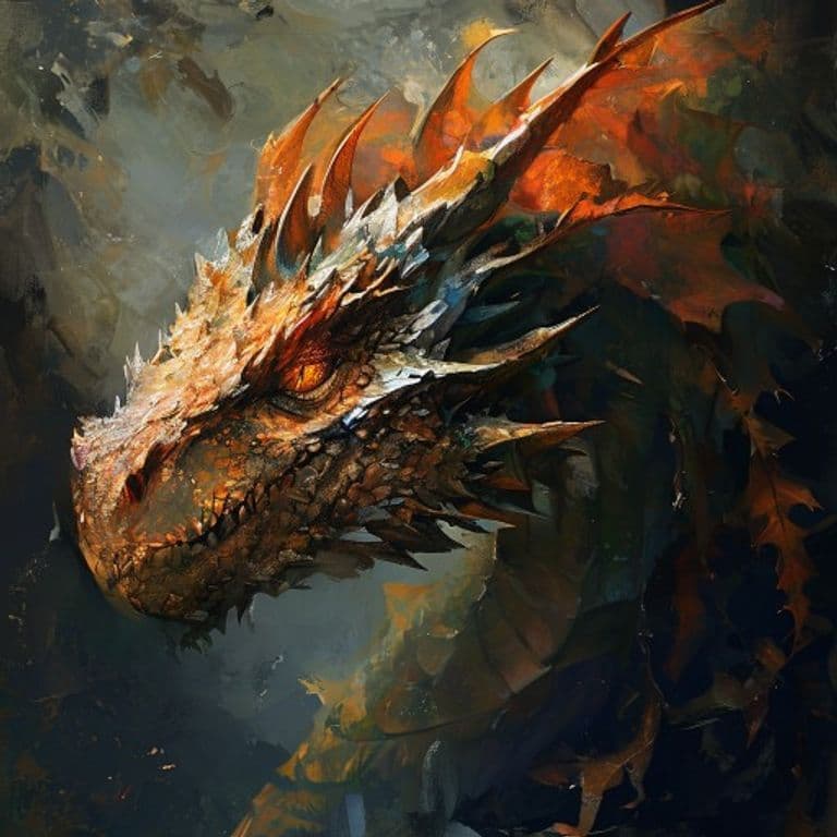 Kelp Drake — fantasy monster illustration