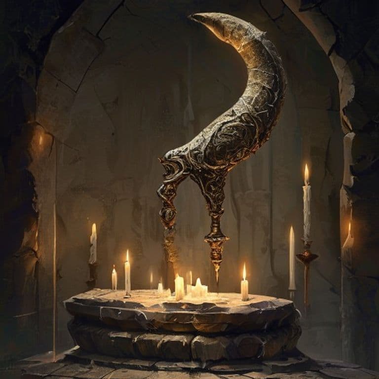 Spell Disruptor Horn — fantasy item illustration