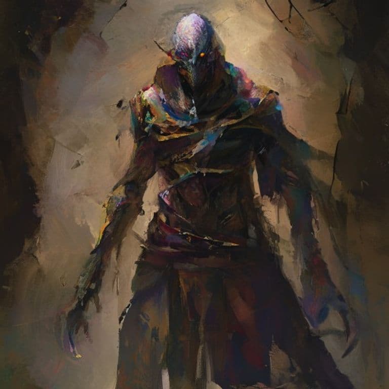 Npc: Atavist — fantasy monster illustration