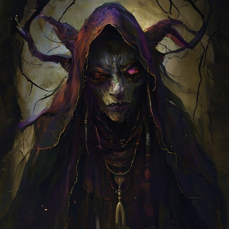 Coven Night Hag — fantasy monster illustration