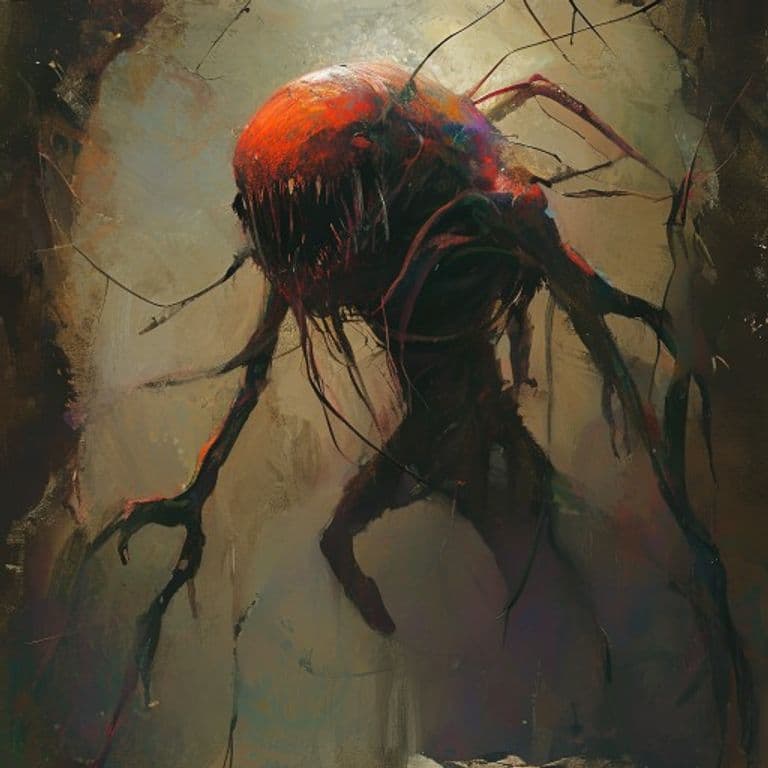Thripper — fantasy monster illustration