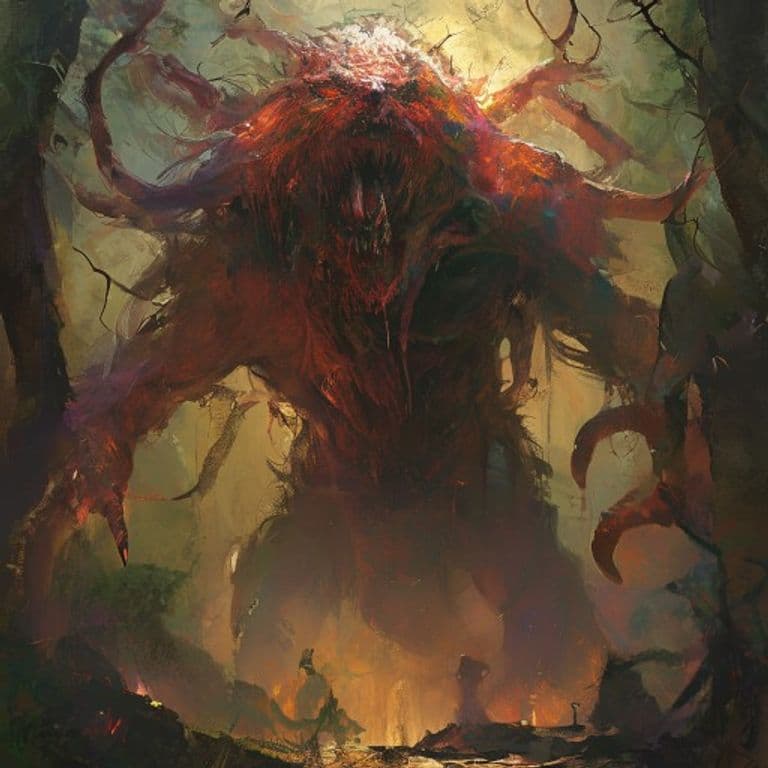 Primordial Matriarch — fantasy monster illustration