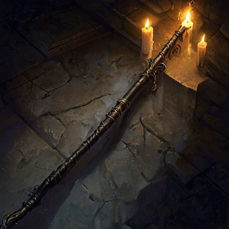 Wand of the War Mage +2 — fantasy item illustration