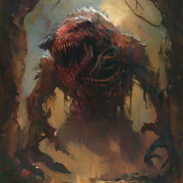 Risen Reaver — fantasy monster illustration