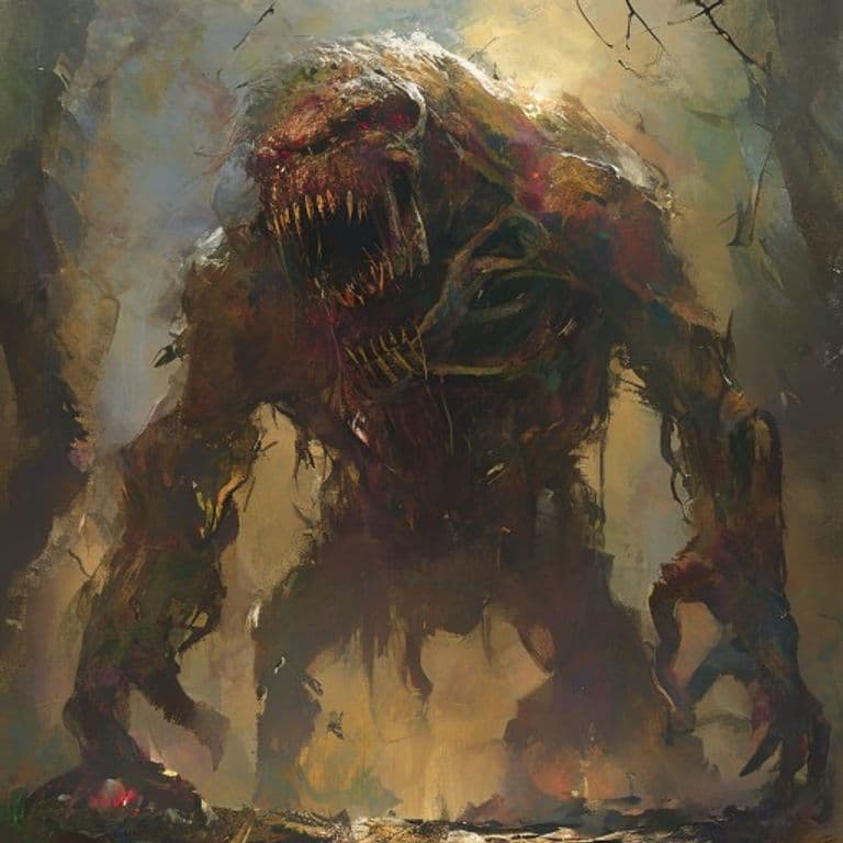 Giant Husk — fantasy monster illustration