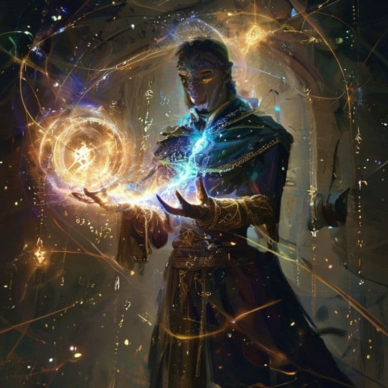 Astral Projection — fantasy spell effect illustration