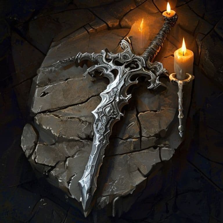 Hidden Armament — fantasy item illustration