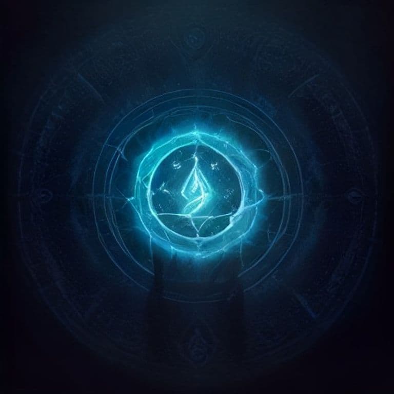Scrying — fantasy spell effect illustration. Scrying is a 5th-level divination available to Bard, Cleric, Druid, Warlock, Wizard.