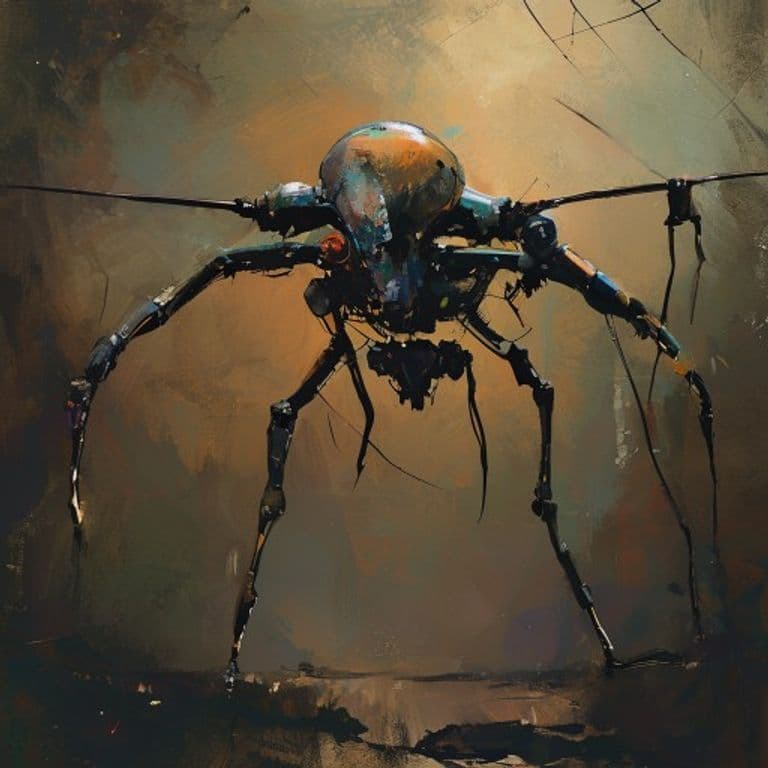 Tosculi Drone — fantasy monster illustration