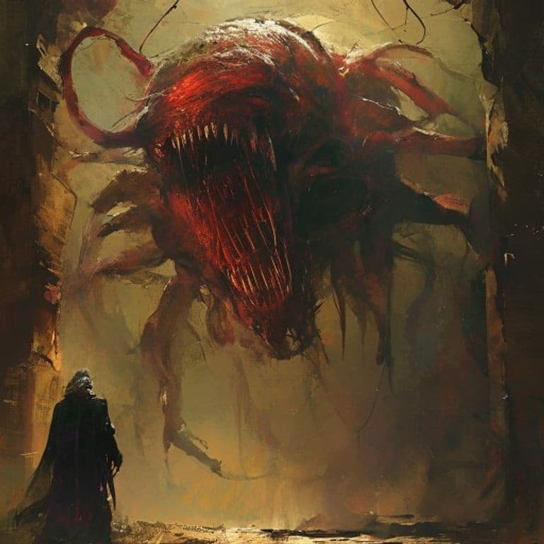 Dread Examiner — fantasy monster illustration