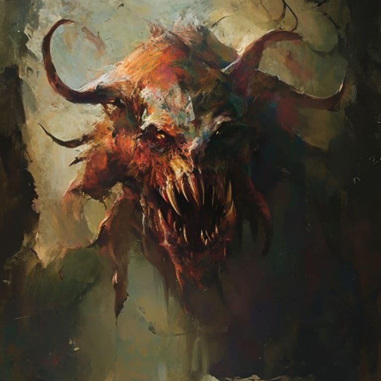Alseid — fantasy monster illustration