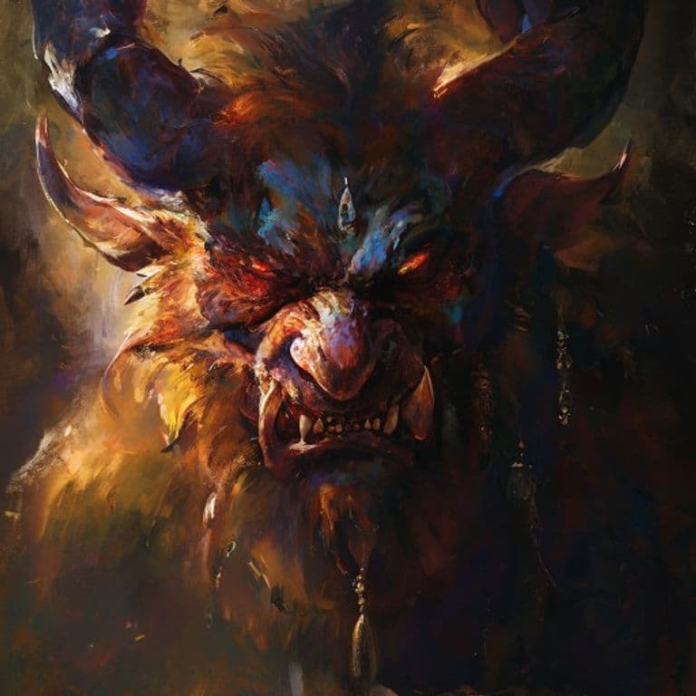 Rakshasa — fantasy monster illustration