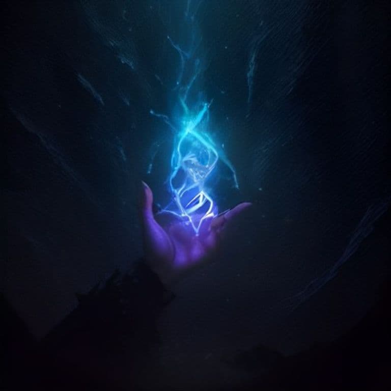 Claws of Darkness — fantasy spell effect illustration. Claws of Darkness is a Cantrip evocation available to Sorcerer, Warlock, Wizard.