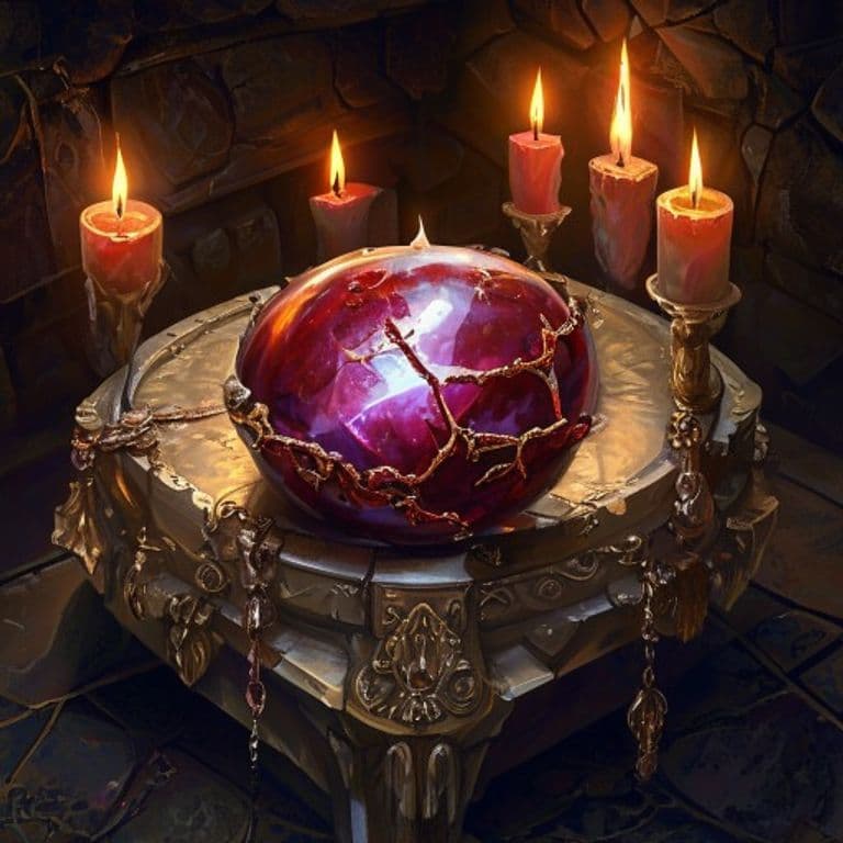 Blood Pearl — fantasy item illustration. Blood Pearl is a magic item (wondrous item) of uncommon rarity.
