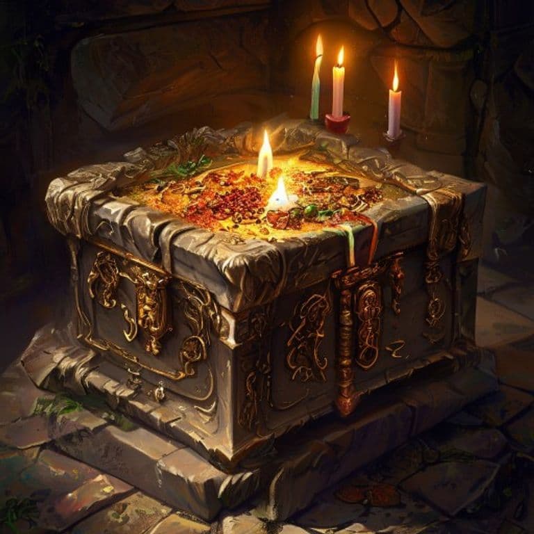 Spice Box of Zest — fantasy item illustration
