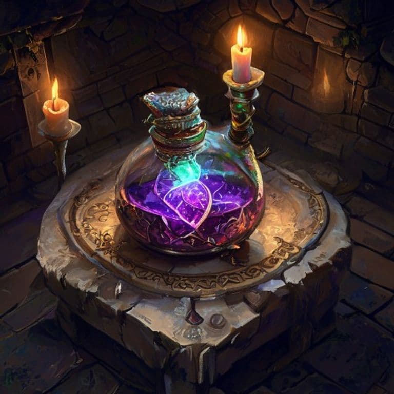 Potent Cure-All — fantasy item illustration