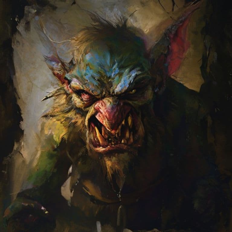 Rum Gremlin — fantasy monster illustration