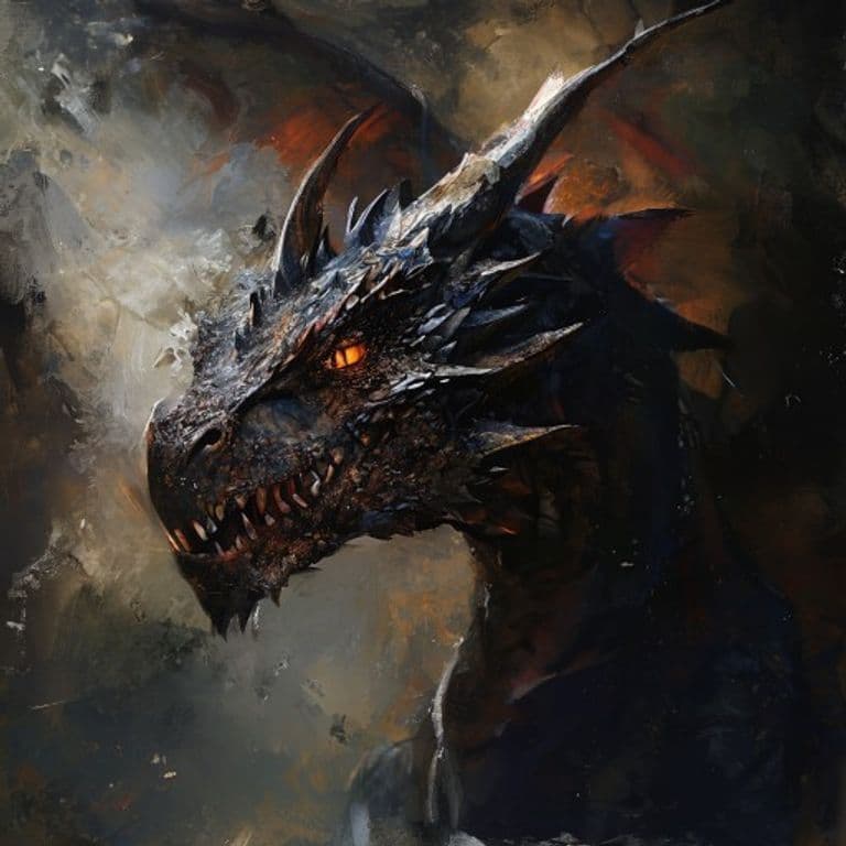 Black Dragon Wyrmling — fantasy monster illustration. Black Dragon Wyrmling is a medium dragon (Challenge Rating 2).