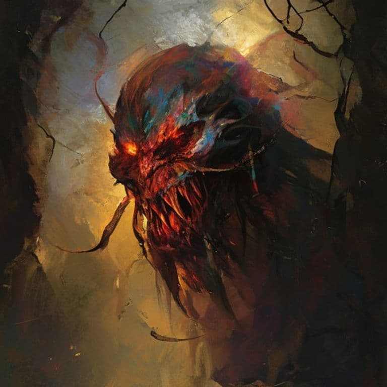 Sazakan — fantasy monster illustration
