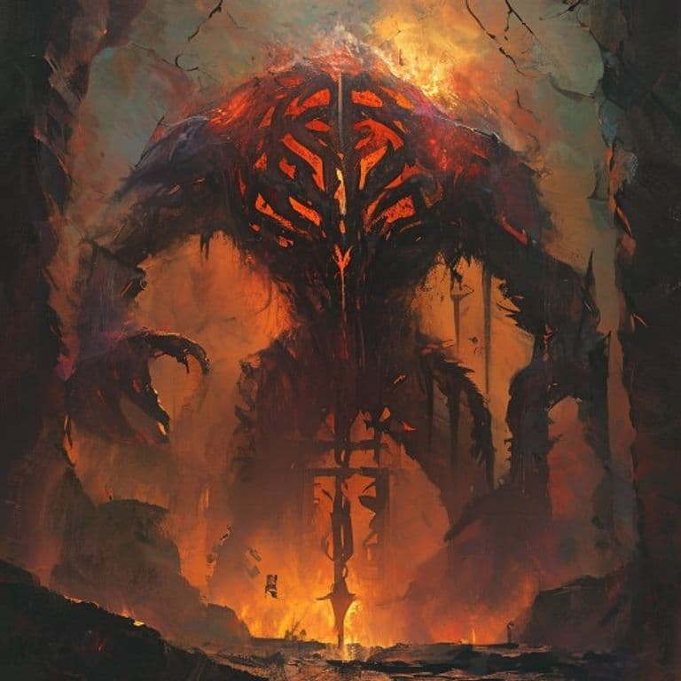 Runeswarm — fantasy monster illustration