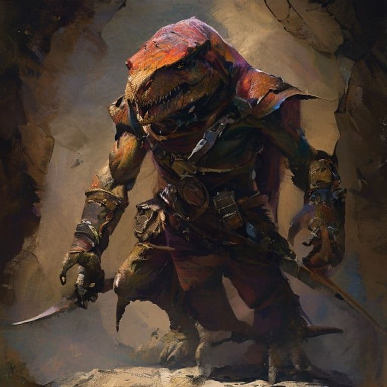 Kobold, Planes Hunter — fantasy monster illustration