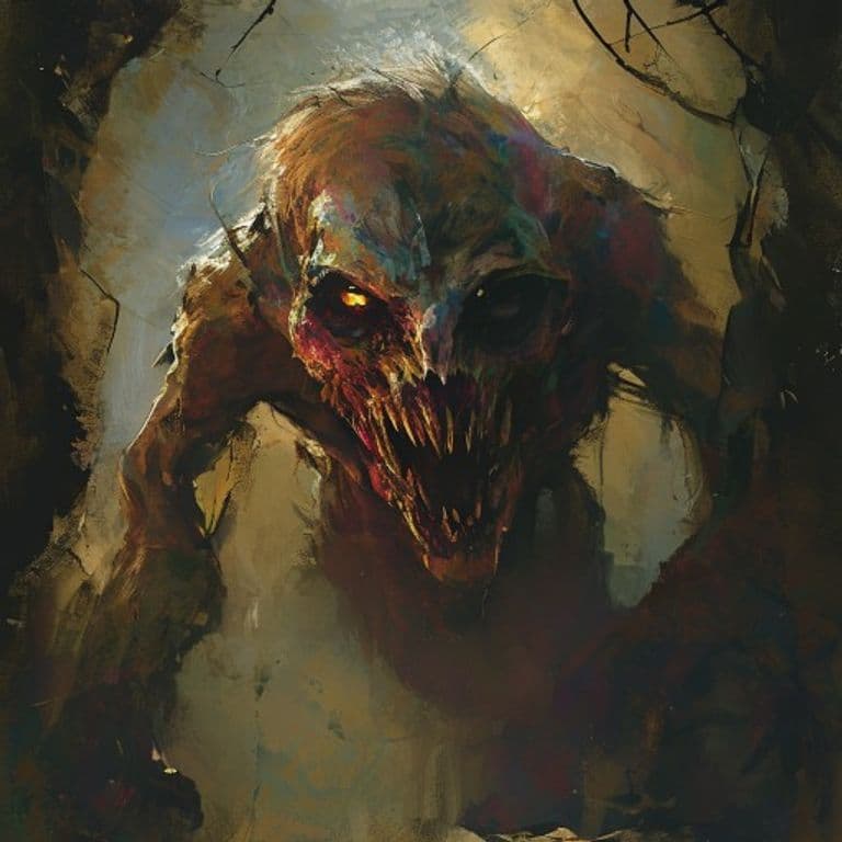 Vaettir — fantasy monster illustration