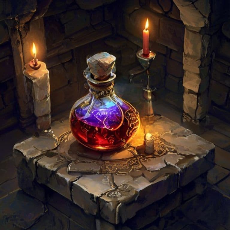 Locksmith's Oil — fantasy item illustration