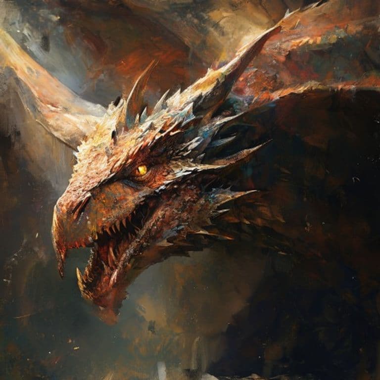 Wyvern — fantasy monster illustration
