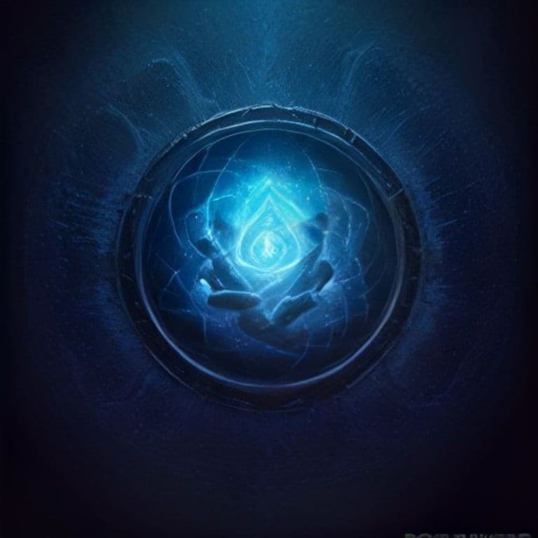 Quicksilver Mantle — fantasy spell effect illustration. Quicksilver Mantle is a 4th-level transmutation.