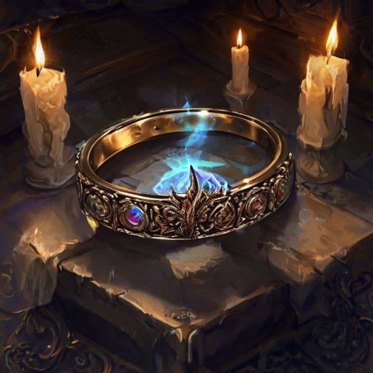 Ring of Dragon's Discernment — fantasy item illustration