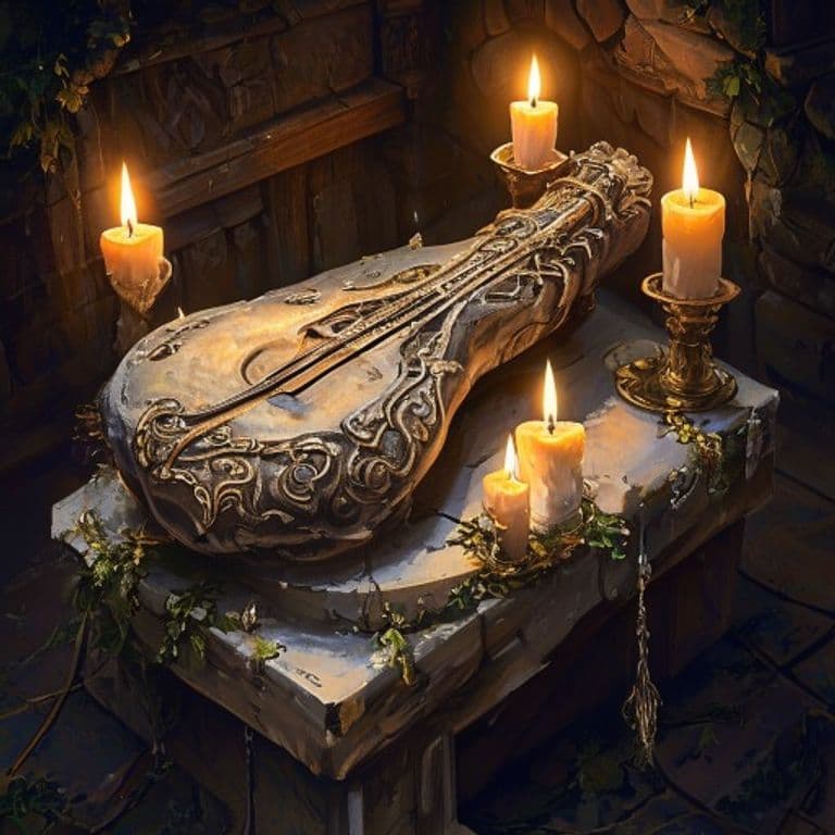 Instrument of Irresistible Symphonies — fantasy item illustration
