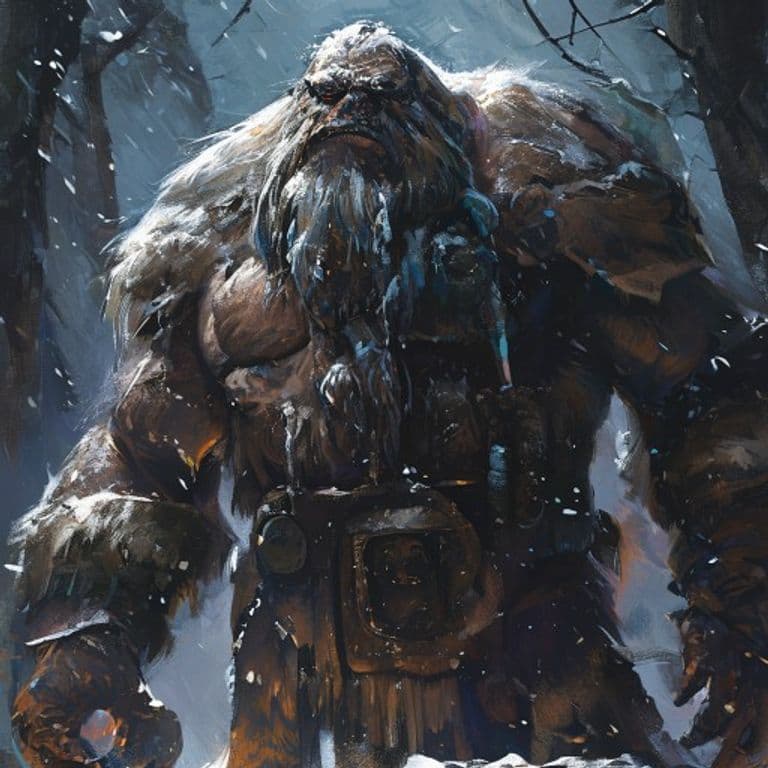Frost Giant Jarl — fantasy monster illustration