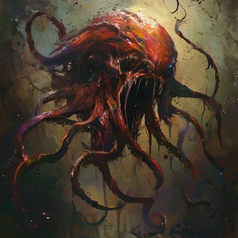 Eldritch Ooze — fantasy monster illustration