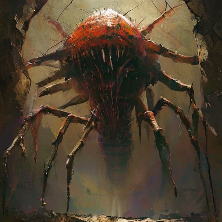 Tosculi Hive Queen — fantasy monster illustration