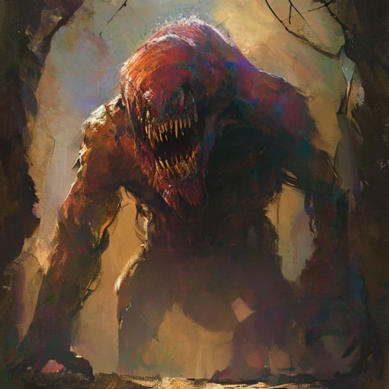 Zimwi — fantasy monster illustration
