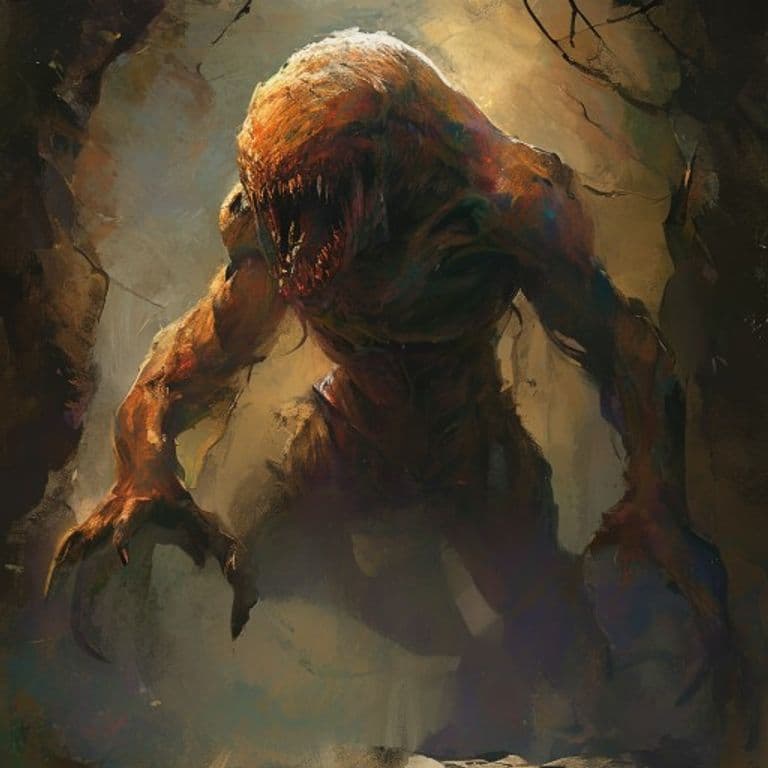 Ouroban — fantasy monster illustration