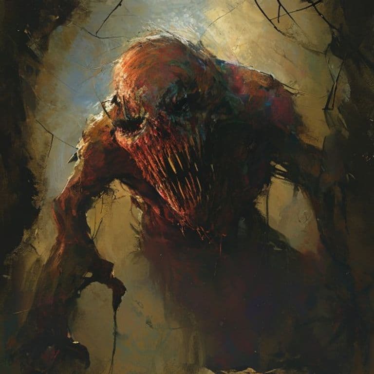 Tveirherjar — fantasy monster illustration