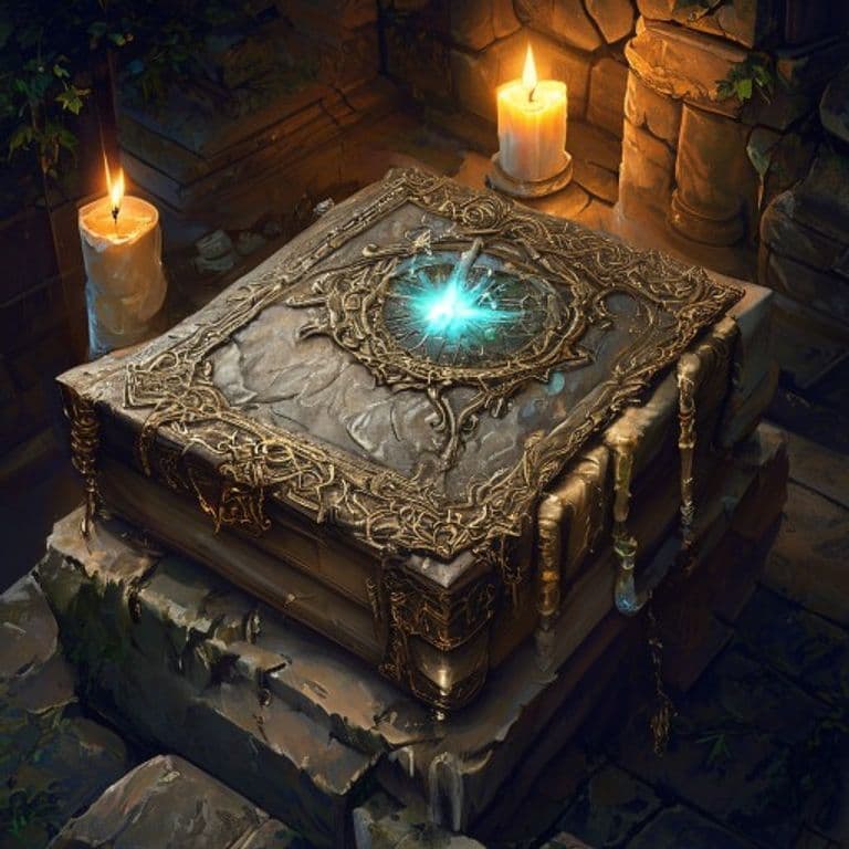 Tome of Clear Thought — fantasy item illustration