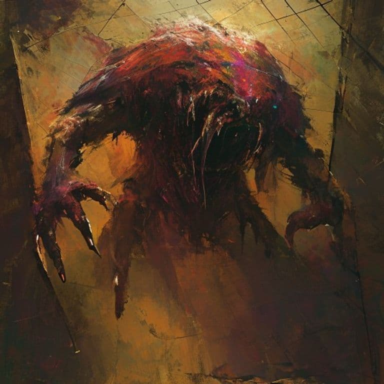 Rug of Smothering — fantasy monster illustration