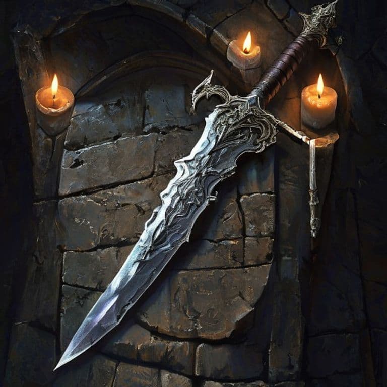 Dragon Slayer — fantasy item illustration. Dragon Slayer is a magic item (weapon (any sword)) of rare rarity.