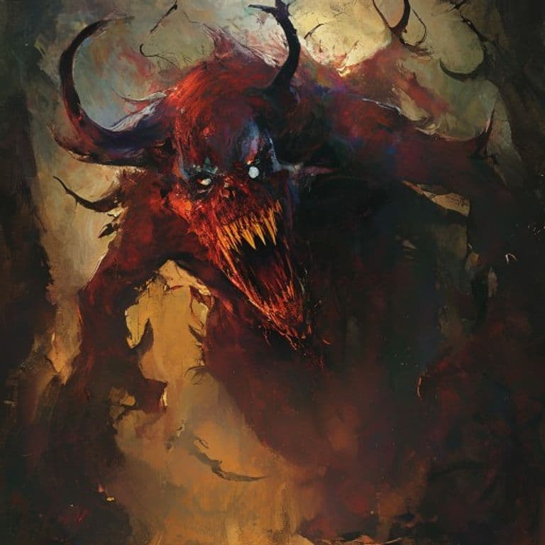 Fell Nightmare — fantasy monster illustration