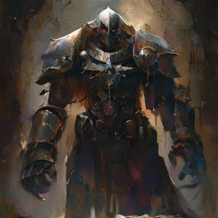 Gearforged Templar — fantasy monster illustration