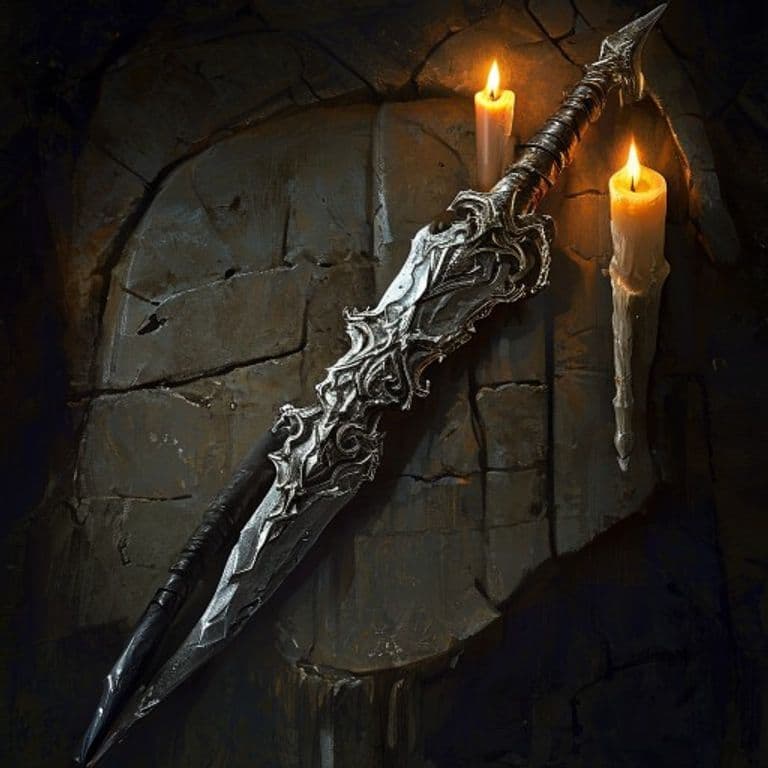 Nine Lives Stealer — fantasy item illustration