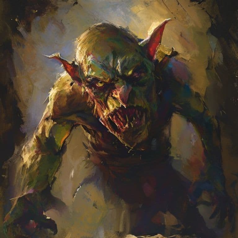 Goblin Boss — fantasy monster illustration