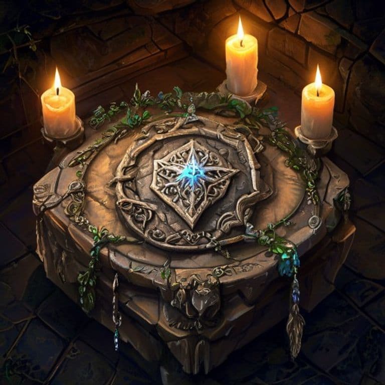 Charm of Restoration — fantasy item illustration. Charm of Restoration is a magic item (wondrous item) of common rarity.